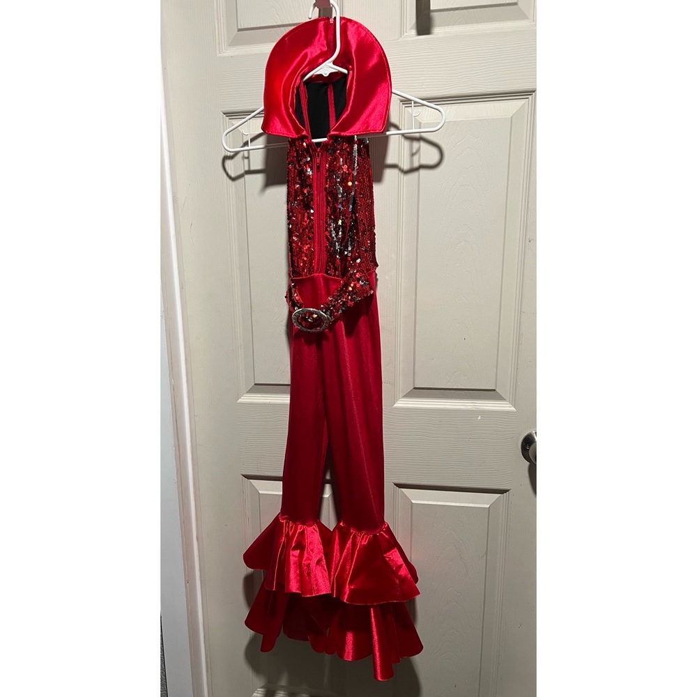 Weissman Jazz Unitard. Mamma Mia Disco Funk Costume Size MC